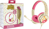 Auriculares Otl Headphoness Animal Crossing Isabelle Pink & Cream (rosa/crema) (ps4/xbox/switch/movil/tablet)