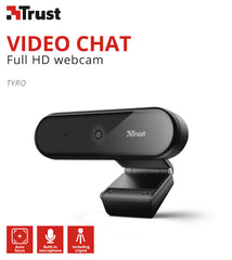 Cámara web Trust Tyro Video Chat Full Hd Webcam