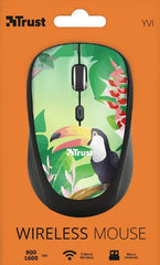 Ratón Trust Yvi Wireless Compact Mouse Toucan (sensor Optico De 800 - 1.600 Ppp Reales)