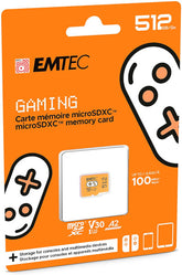 Emtec Microsdxc Uhs-1 U3 V30 A1 512gb Orange (naranja) (switch)