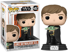 Figura Funko Pop! Star Wars The Mandalorian: Luke Skywalkerwith Grogu (482)