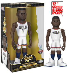 Figura Funko Pop! Gold 12" Nba: Zion Williamson (30 Cm) Special Edition