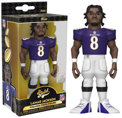 Figura Funko Pop! Gold 5" Nfl: Ravens - Lamar Jackson (12 Cm)