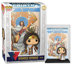 Figura Funko Pop! Comic Covers - Wonder Woman 80th - (rebirth) On Throne (03)