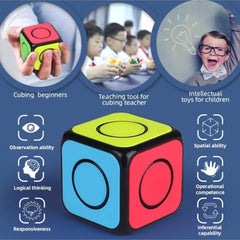 Cubo De Rubik Qiyi 02 Spinner Cube Negro