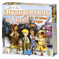 Juego de mesa aventureros al tren! el primer viaje pegi 6