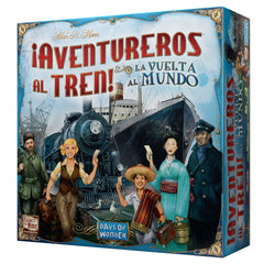 Juego de mesa aventureros al tren! la vuelta al mundo pegi 8