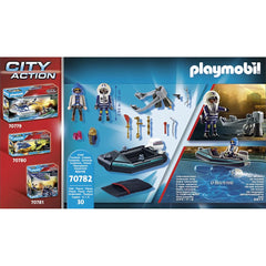 Playmobil Policia Mochila Propulsora: Detencion Del Ladron Del Arte