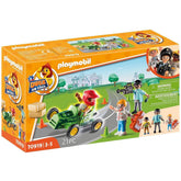 Playmobil Duck On Call Accion Ambulancia Ayuda Al Piloto De Carreras