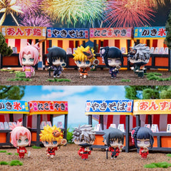 Set Figuras Megahouse Naruto Shippuden Petit Chara Land 10th Anniversary