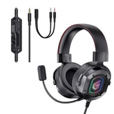 Auricular Gaming Conceptronic Athan03b - Jack 3.5mm - Microsoft - Rgb