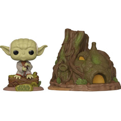 Funko pop deluxe star wars empire strikes back cabaa de yoda 40th aniversario 46765