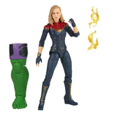 Figura hasbro marvel legends series capitana marvel