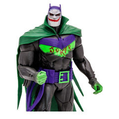 Figura mcfarlane toys dc multiverse 7in - batman (batman: white knight)(jokerized)(gold label)