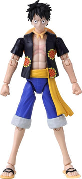 Figura bandai one piece anime heroes monkey d. luffy new version