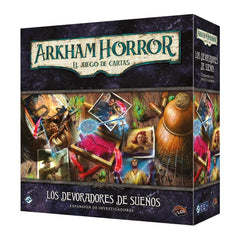 Juego de mesa arkham horror lcg los devoradores de sueos expansion investigacion edad recomendada 14 aos