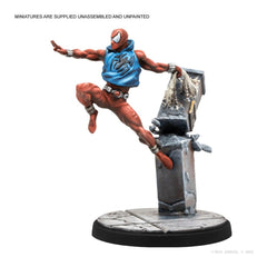Juego de mesa marvel crisis protocol gwenom & scarlet spider edad recomendada 14 aos