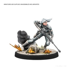 Juego De Mesa Marvel Crisis Protocol Shang - Chi & Silver Sable Edad Recomendada 14 Aos