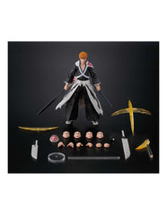 Ichigo kurosaki dual zangetsu ver. fig. 155 cm bleach sh figuarts
