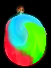 Super wubble tyde dye brilla en la oscuridad