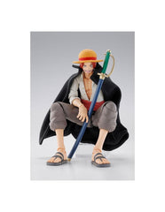 Shanks & monkey d. luffy childhood ver. fig. 16 -5 - 10 cm one piece sh figuarts collectors