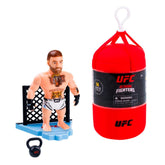 Ufc punching bag figura articulada 7 -5 cms + set lucha 1 unidad aleatoria