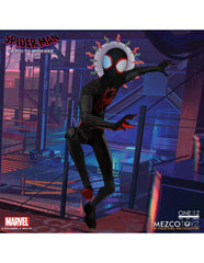 Figura mezco toyz spider - man across the spider - verse spider - man miles morales 17cm