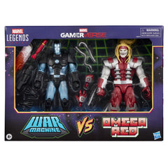 Figura hasbro marvel legends series gamerverse war machine vs omega red