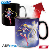 Taza termica abystyle sailor moon sailor & chibi