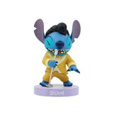 Figura enesco disney stitch elvis traje dorado