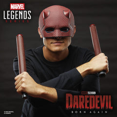 Máscara premium role play hasbro marvel legends series daredevil born again
