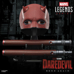 Máscara premium role play hasbro marvel legends series daredevil born again