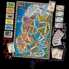 Juego de mesa aventureros al tren! aurora boreal