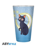 Vaso grande abystyle sailor moon luna y artemisa 400 ml
