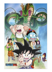 Poster 3d 38x58cm Shenron And Heroes Dragon Ball