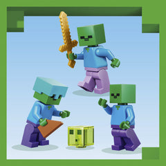 Lego Minecraft La Mazmorra De Zombis