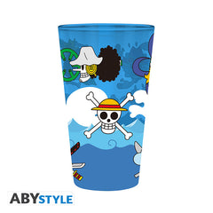 Vaso Grande Abystyle One Piece Calaveras 400 Ml