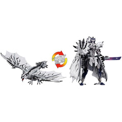 Figura Hasbro Transformers X Monster Hunter Silver Rathalos Prime