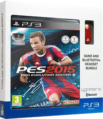 Pes 2015 Pro Evolution Soccer + 4gamers Bluetooth Headset Rojo (red) Sony Playstation 3 PS3