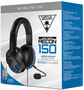 Cascos Turtle Beach Wired Gaming Headset Recon 150 Black (negro) (ps5/ps4/pc) Playstation 5 PS5
