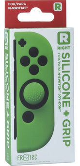 Funda de silicona Fr-tec Silicone + Grip For Joy-con Derecho (right) Verde