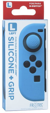 Funda de silicona Fr-tec Silicone + Grip For Joy-con Izquierdo (let) Azul