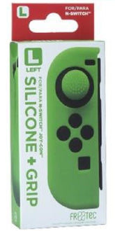 Funda de silicona Fr-tec Silicone + Grip For Joy-con Izquierdo (left) Verde