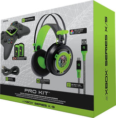 XBOX SERIES X Bionik Pro Kit 5 En 1 (headset+base De Carga Doble+2 Baterias+cable De Carga 3m+cable Extensible)