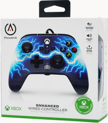 XBOX SERIES X Power A Enhanced Wired Controller Arc Lightning (xbone/windows 10)