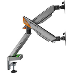 Soporte de Mesa Gaming para Monitor Aisens DT38TSRRGB-349/ Giratorio/ Inclinable/ hasta 16kg/ con Iluminación RGB