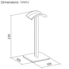 Soporte para Auriculares Aisens HSM001-397