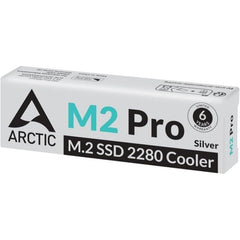 Disipador Térmico para SSD M.2 2280 Arctic M2 Pro/ Plata