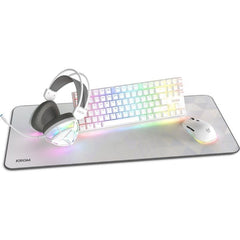 Pack Gaming Krom Klass/ Teclado RGB + Ratón ptico RGB + Alfombrilla + Auriculares RGB