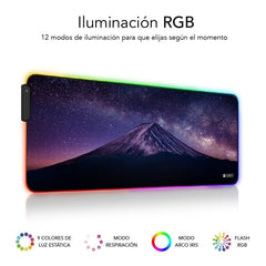 Alfombrilla Subblim SUBMP-02RGB11 LED RGB Montaa XL/ 800 x 300 x 4 mm